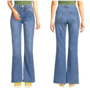NWOT Joe's Jeans High-Rise Flare Leg Jeans In Anita Medium Wash Size 29 (33"L)